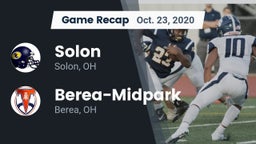 Recap: Solon  vs. Berea-Midpark  2020