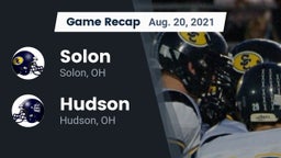 Recap: Solon  vs. Hudson  2021