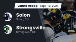 Recap: Solon  vs. Strongsville  2021