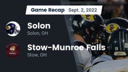 Recap: Solon  vs. Stow-Munroe Falls  2022