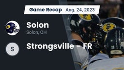 Recap: Solon  vs. Strongsville - FR 2023