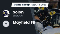 Recap: Solon  vs. Mayfield FR 2023