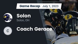 Recap: Solon  vs. Coach Gerace 2023