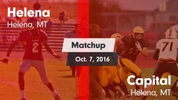 Matchup: Helena  vs. Capital  2016