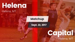 Matchup: Helena  vs. Capital  2017