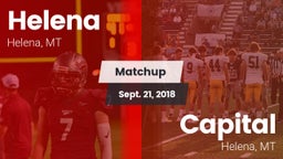 Matchup: Helena  vs. Capital  2018