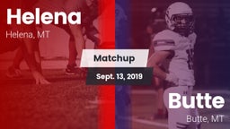Matchup: Helena  vs. Butte  2019