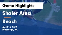 Shaler Area  vs Knoch  Game Highlights - April 14, 2022