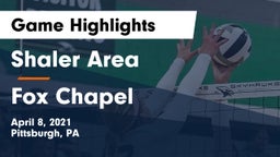 Shaler Area  vs Fox Chapel  Game Highlights - April 8, 2021