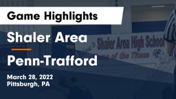 Shaler Area  vs Penn-Trafford  Game Highlights - March 28, 2022