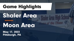 Shaler Area  vs Moon Area  Game Highlights - May 17, 2022