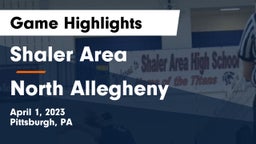 Shaler Area  vs North Allegheny Game Highlights - April 1, 2023