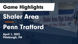 Shaler Area  vs Penn Trafford Game Highlights - April 1, 2023