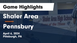 Shaler Area  vs Pennsbury  Game Highlights - April 6, 2024