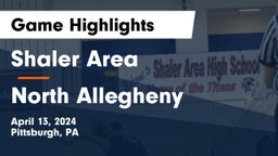 Shaler Area  vs North Allegheny Game Highlights - April 13, 2024