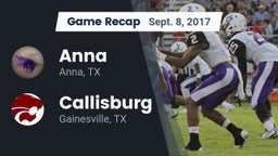 Recap: Anna  vs. Callisburg  2017