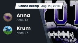 Recap: Anna  vs. Krum  2018