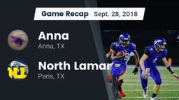 Recap: Anna  vs. North Lamar  2018