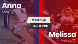 Matchup: Anna  vs. Melissa  2018