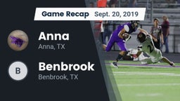 Recap: Anna  vs. Benbrook  2019
