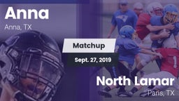 Matchup: Anna  vs. North Lamar  2019