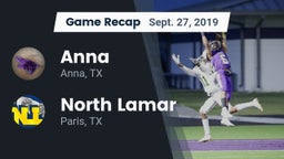 Recap: Anna  vs. North Lamar  2019