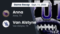 Recap: Anna  vs. Van Alstyne  2020