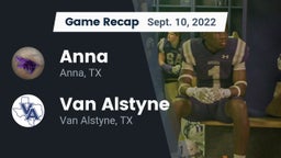 Recap: Anna  vs. Van Alstyne  2022