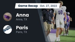 Recap: Anna  vs. Paris  2022