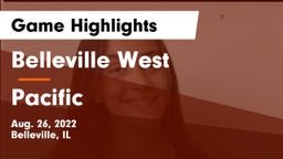 Belleville West  vs Pacific  Game Highlights - Aug. 26, 2022