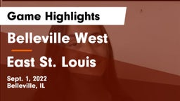 Belleville West  vs East St. Louis  Game Highlights - Sept. 1, 2022