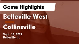 Belleville West  vs Collinsville  Game Highlights - Sept. 13, 2022