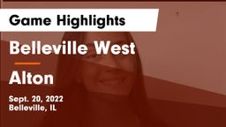 Belleville West  vs Alton  Game Highlights - Sept. 20, 2022