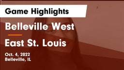 Belleville West  vs East St. Louis  Game Highlights - Oct. 4, 2022