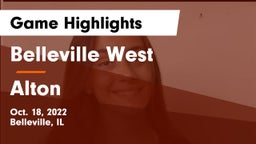Belleville West  vs Alton  Game Highlights - Oct. 18, 2022