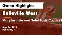Belleville West  vs Mary Institute and Saint Louis Country Day School Game Highlights - Aug. 26, 2023