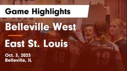 Belleville West  vs East St. Louis  Game Highlights - Oct. 3, 2023