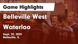 Belleville West  vs Waterloo  Game Highlights - Sept. 29, 2023