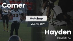 Matchup: Corner vs. Hayden  2017