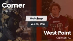 Matchup: Corner vs. West Point  2018