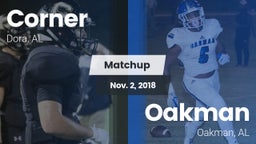 Matchup: Corner vs. Oakman  2018