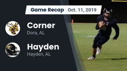 Recap: Corner  vs. Hayden  2019