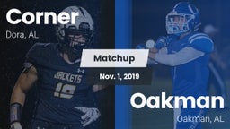 Matchup: Corner vs. Oakman  2019