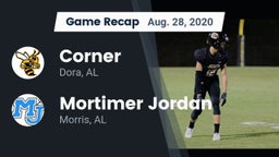 Recap: Corner  vs. Mortimer Jordan  2020