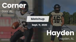 Matchup: Corner vs. Hayden  2020