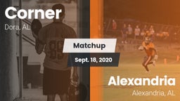 Matchup: Corner vs. Alexandria  2020
