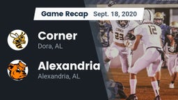 Recap: Corner  vs. Alexandria  2020