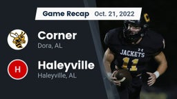 Recap: Corner  vs. Haleyville  2022