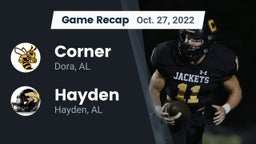 Recap: Corner  vs. Hayden  2022