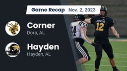 Recap: Corner  vs. Hayden  2023